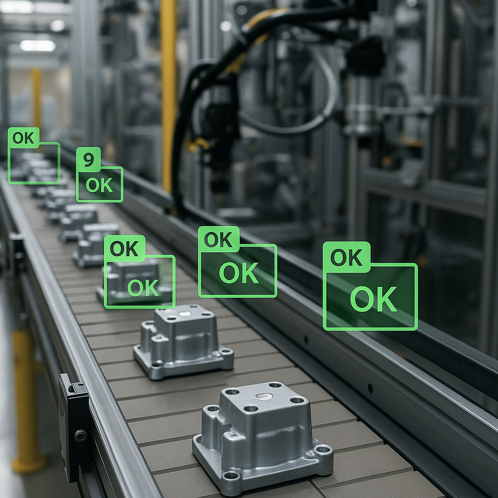 Detección de objetos industriales con YOLO